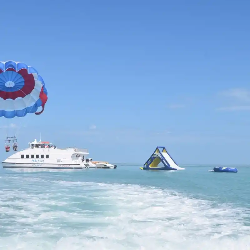 a boat that is floating in the water